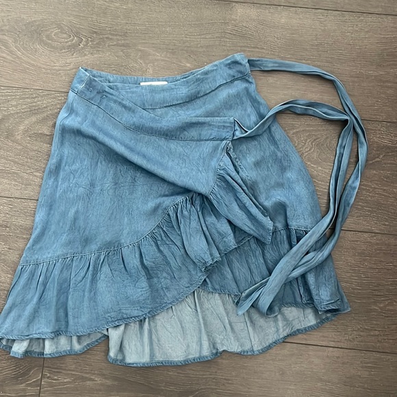 Denim wrap skirt - Picture 1 of 1